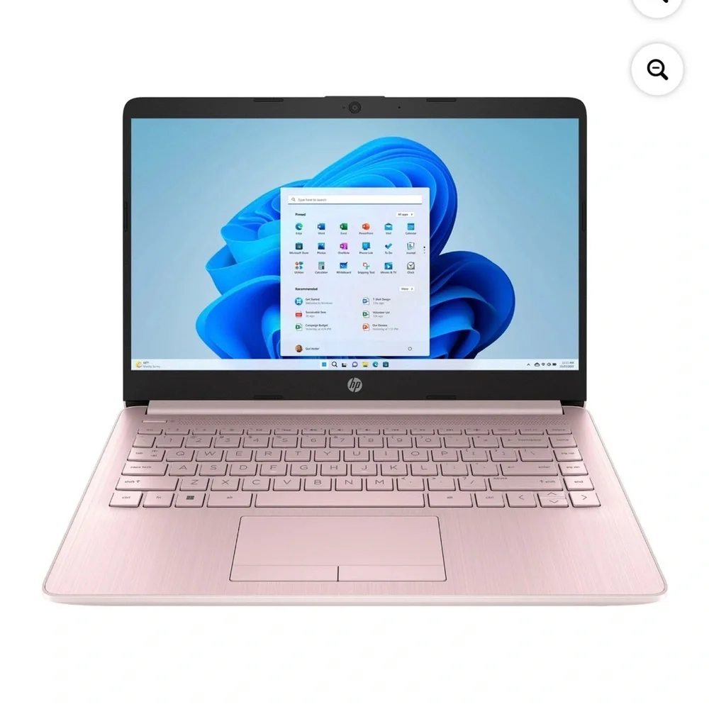 HP Rose Gold Laptop